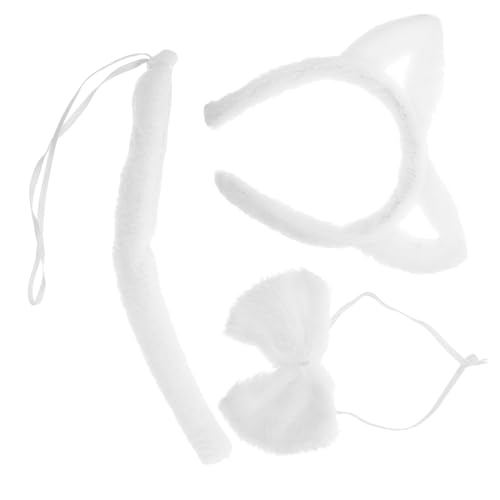 CAXUSD Katzenohren-stirnband-set Weiches Plüsch-haarband Tierschwanz Für Mädchen Gesichtswäsche Hautpflege CAXUSD Katzenohren-stirnband-set Weiches Plüsch-haarband Tierschwanz Für Mädchen Gesichtswäsche Hautpflege von CAXUSD