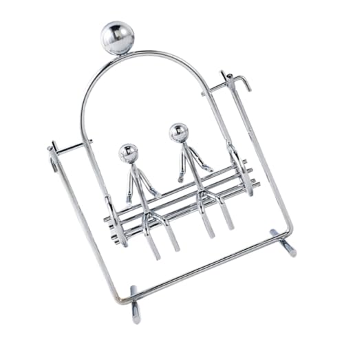 CAXUSD Kreative Eisenpaar Figurine mit Balance Ball Schwingendes Desktop für Büro und Zuhause und für Physikalische Demonstrationen CAXUSD Kreative Eisenpaar Figurine mit Balance Ball Schwingendes Desktop für Büro und Zuhause und für Physikalische Demonstrationen von CAXUSD