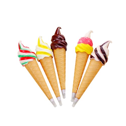 CAXUSD Kugelschreiber Mit Eiscreme- 5 Stück Verschiedene Farben Schreibstifte Für Schüler Für Jungen Und Mädchen Grifffrei Glattes Schreiben Künstlerisches Design CAXUSD Kugelschreiber Mit Eiscreme- 5 Stück Verschiedene Farben Schreibstifte Für Schüler Für Jungen Und Mädchen Grifffrei Glattes Schreiben Künstlerisches Design von CAXUSD