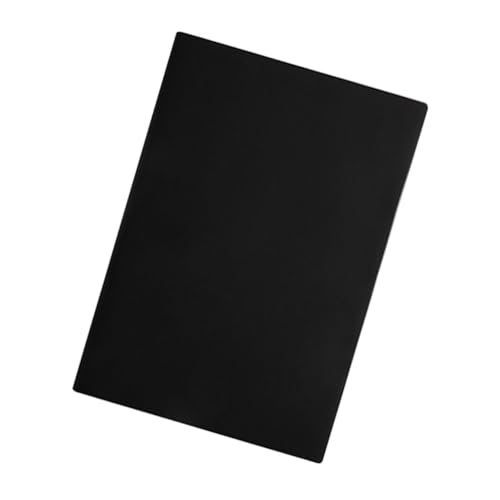 CAXUSD Leeres Notizbuch schwarzes notizbuch Skizzenbuch aus schwarzem Papier kleiner Notizblock Notizbücher für die Arbeit Schüler Buch Wochenplaner einfaches Tagebuch Pu Black von CAXUSD