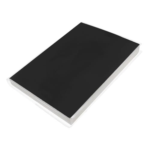 CAXUSD Luftzug unliniertes Tagebuch ungefüttertes Spiralnotizbuch Reisendes Skizzenbuch Hardcover Sketchbook Zeitschrift mit leeren Seiten leeres skizzenbuch leeres Buch PVC Schwarz von CAXUSD