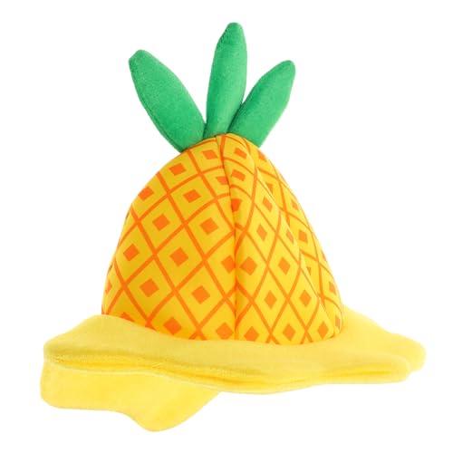 CAXUSD Lustiger Ananas Hut Erwachsene Cartoon Party Kopfbedeckung Elastisch Vielseitig Für Geburtstag Hawaii Performance Dekoration von CAXUSD