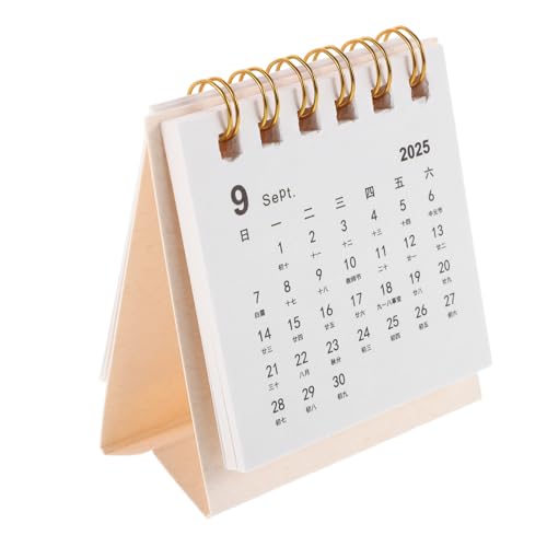 CAXUSD Mini Tischkalender Stehen Sie Den Kalender Auf Standkalender Kleiner Schreibtischkalender Kalenderblock Staffelei Kalender Monatskalender Für Den Täglichen Gebrauch Beige Papier CAXUSD Mini Tischkalender Stehen Sie Den Kalender Auf Standkalender Kleiner Schreibtischkalender Kalenderblock Staffelei Kalender Monatskalender Für Den Täglichen Gebrauch Beige Papier von CAXUSD