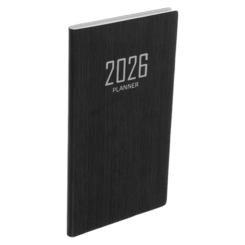 CAXUSD Mini -zeitplan Wochenplaner Notizblock Büro-notizblock Tägliche Arbeit Journal Kleines Notizbuch Persönlicher Planer Notizbuch Für Projektplaner Taschenplaner Schwarz Papier von CAXUSD