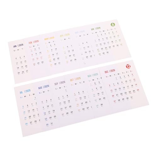 CAXUSD Monate Peel And Stick Planung Sticker für Büro Wand Kühlschrank Kreatives Diy Journal für Frauen und Planer von CAXUSD