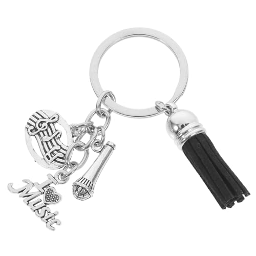 CAXUSD Musik-schlüsselanhänger Ornament Dekorativer Schlüsselanhänger Aus Legierung Für Rucksack Handtasche Charm Party Bag Stuffer von CAXUSD