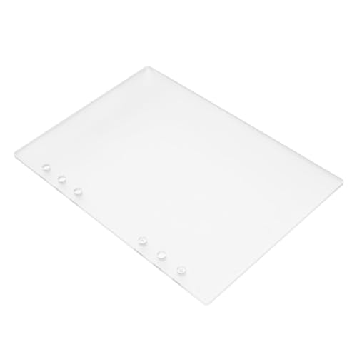 CAXUSD Ordnerabdeckung Notizblock-ordner Klarer Einbanddeckel Organizer-abdeckung Einband Für Loseblatt-notizbücher A5 Notizblockhülle Blindabdeckung Abdeckung Des Planers Acryl Weiß CAXUSD Ordnerabdeckung Notizblock-ordner Klarer Einbanddeckel Organizer-abdeckung Einband Für Loseblatt-notizbücher A5 Notizblockhülle Blindabdeckung Abdeckung Des Planers Acryl Weiß von CAXUSD