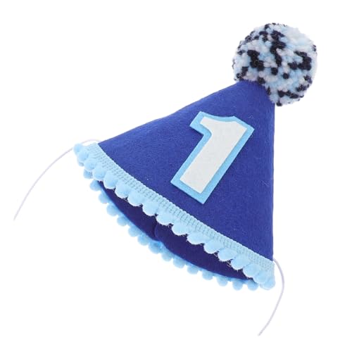 CAXUSD Partyhut für Kinder Alles zum Geburtstag Hut Deko für Stirnband baby stirnbänder Geburtstagsparty-Hut-Requisite Geburtstagsfeier Hut Anzahl Geburtstagshut Geschenk von CAXUSD
