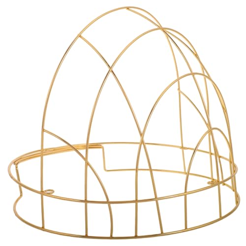 CAXUSD Phoenix Crown Skeleton Schmuck Schmuck Kronen-haarständer Zubehör Zur Herstellung Von Hanfu-kopfbedeckungen Brautkrone Aufbewahrungshalter Haarkronenständer Metall Golden von CAXUSD