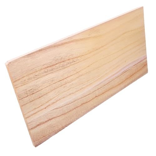 CAXUSD Rechteckige Holzplatte aus für DIY Projekte Unbehandelte Holzplatten zum Basteln Vielseitig Einsetzbar für Möbel und Kreative Arbeiten von CAXUSD