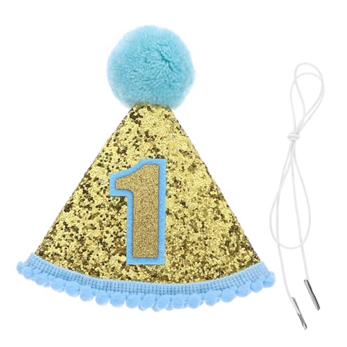 CAXUSD Baby Spielzeug Mini Pappbecher Haarband für die Babyparty Dekor Ornament Partyhut Kindergeburtstag Erwachsener konische Kappe Kronenhut Geburtstagshut schmücken von CAXUSD