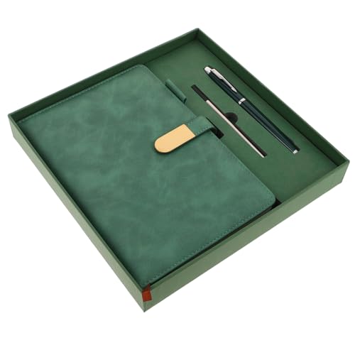 CAXUSD Stilvolles Business Notizbuch mit Stift Tragbares Meeting Notizbuch für Schule und Büro für Kreative Ideen und Professionelle Notizen von CAXUSD