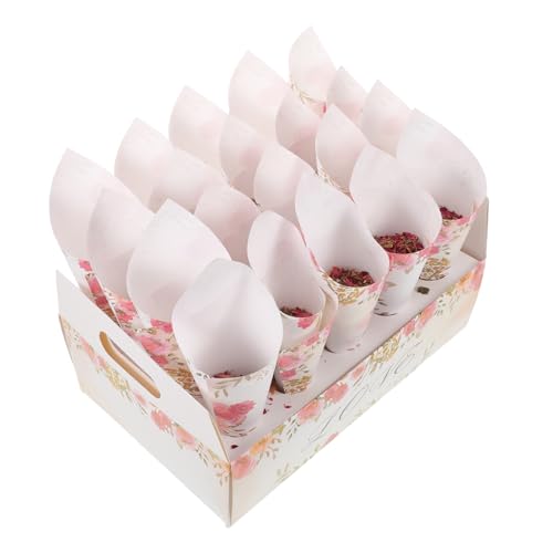CAXUSD Tischdekorationen für die Hochzeit Hochzeitsbevorzugungsteller Kegelhalter Kegelförmiger Blumenkorb Hochzeitstisch-Streudekorationen Hochzeitstisch stehen Papier CAXUSD Tischdekorationen für die Hochzeit Hochzeitsbevorzugungsteller Kegelhalter Kegelförmiger Blumenkorb Hochzeitstisch-Streudekorationen Hochzeitstisch stehen Papier von CAXUSD