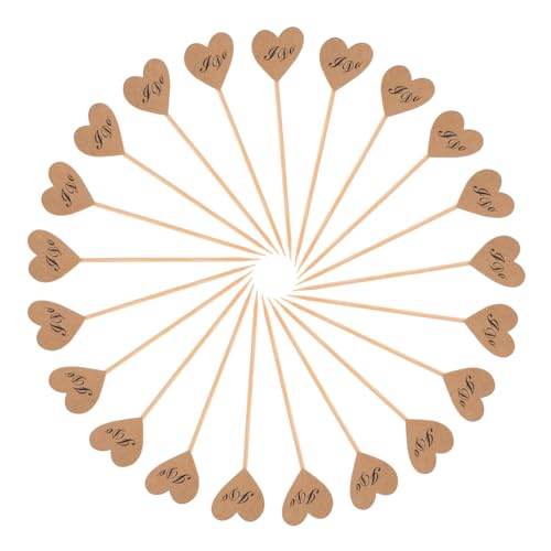 CAXUSD Vintage Kraftpapier Herz Cupcake Picks Tortenstecker Für Hochzeiten Geburtstagsfeiern Babypartys Und DIY Desserts Perfekte Deko Für Ihre Feierlichkeiten CAXUSD Vintage Kraftpapier Herz Cupcake Picks Tortenstecker Für Hochzeiten Geburtstagsfeiern Babypartys Und DIY Desserts Perfekte Deko Für Ihre Feierlichkeiten von CAXUSD