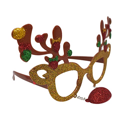 CAXUSD Weihnachtliche Rentierbrille Lustige Sonnenbrille für Fotorequisiten für Weihnachtsfeiern für Cosplay und Karneval Leicht und Bequem zu Tragen CAXUSD Weihnachtliche Rentierbrille Lustige Sonnenbrille für Fotorequisiten für Weihnachtsfeiern für Cosplay und Karneval Leicht und Bequem zu Tragen von CAXUSD