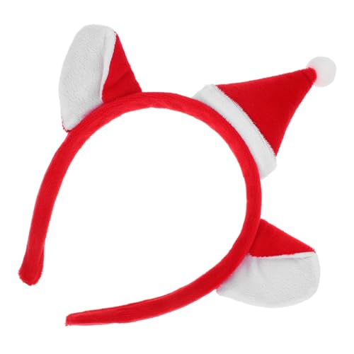 CAXUSD Weihnachtskatze Haarband Cosplay-zubehör Ohrenplüschmütze Tierstirnbänder Für Erwachsene Plüschstirnbänder Für Mädchen Süßes Stirnband Mit Katzenohren Party-kopfbedeckung Stoff Rot CAXUSD Weihnachtskatze Haarband Cosplay-zubehör Ohrenplüschmütze Tierstirnbänder Für Erwachsene Plüschstirnbänder Für Mädchen Süßes Stirnband Mit Katzenohren Party-kopfbedeckung Stoff Rot von CAXUSD