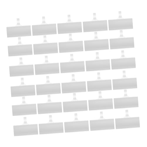 CAXUSD Wiederverwendbare Preisschildhalter für Supermarktregale Rutschfeste Kunststoff Etikettenclips mit Abwischbaren Pvc-schildern für Übersichtliche Warenkennzeichnung CAXUSD Wiederverwendbare Preisschildhalter für Supermarktregale Rutschfeste Kunststoff Etikettenclips mit Abwischbaren Pvc-schildern für Übersichtliche Warenkennzeichnung von CAXUSD