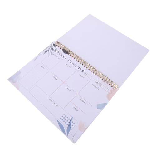 Notizblock für Arbeitszeitplan Undated Planer mit Spiralbindung und Gewohnheitstracker Tägliche Aufgaben und Organisieren Notizblock für Arbeitszeitplan Undated Planer mit Spiralbindung und Gewohnheitstracker Tägliche Aufgaben und Organisieren von CAXUSD