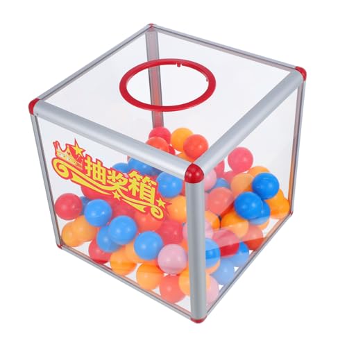 Transparente Spendenbox mit Schlitz und Bunten Gewinnbällen für Fundraising Multi Use Abstimmungs und Verlosungsbox Sichere Aufbewahrung Transparente Spendenbox mit Schlitz und Bunten Gewinnbällen für Fundraising Multi Use Abstimmungs und Verlosungsbox Sichere Aufbewahrung von CAXUSD