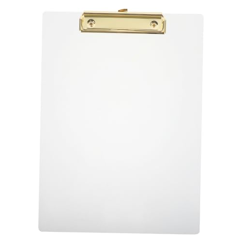 Transparentes Clipboard Glatter Schreibfläche Praktische Schreibunterlage für Schule Büro und Prüfungen Robustes Material für Langlebige Nutzung von CAXUSD