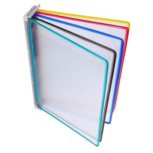 Wandmontierter Dokumentenordner Seitiger Flip Organizer für Magazine für Büro Klassenzimmer und Besprechungsräume Platzsparend und Effizient von CAXUSD