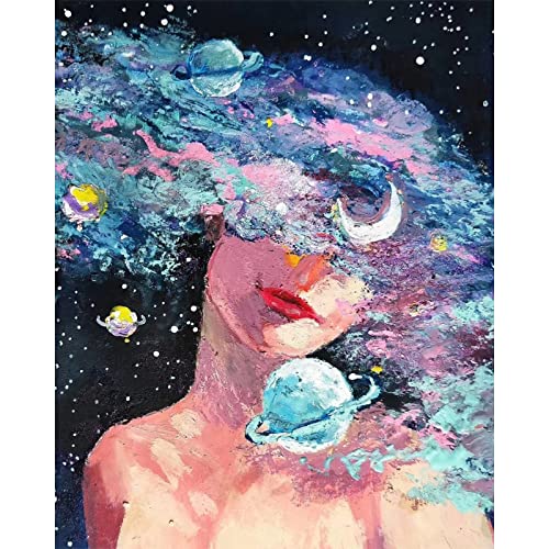 CAYUDEN Malen nach Zahlen für Erwachsene, 50 x 40 cm Universum Acrylöl Malen nach Zahlen für Erwachsene Kinder Fantasy Malen nach Zahlen Kit mit 3 Pinseln Leinwandbild nach Zahlen für Anfänger Kinder CAYUDEN Malen nach Zahlen für Erwachsene, 50 x 40 cm Universum Acrylöl Malen nach Zahlen für Erwachsene Kinder Fantasy Malen nach Zahlen Kit mit 3 Pinseln Leinwandbild nach Zahlen für Anfänger Kinder von CAYUDEN
