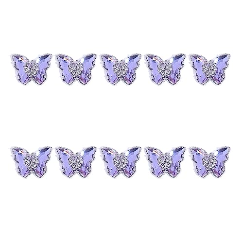 CAZSTYK 10 Stück Luxus Zirkon Nagel Charms Strass Edelsteine Schmetterlinge Nail Art Strass Handwerk Diamanten Kristall Juwelen Steine CAZSTYK 10 Stück Luxus Zirkon Nagel Charms Strass Edelsteine Schmetterlinge Nail Art Strass Handwerk Diamanten Kristall Juwelen Steine von CAZSTYK