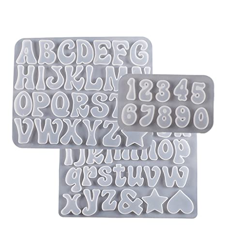 CAZSTYK Silikonformen für Zahlen, Buchstaben, Epoxidharz, für Bastelarbeiten, Geburtstage, Partys, Hochzeiten, Heimdekorationen CAZSTYK Silikonformen für Zahlen, Buchstaben, Epoxidharz, für Bastelarbeiten, Geburtstage, Partys, Hochzeiten, Heimdekorationen von CAZSTYK