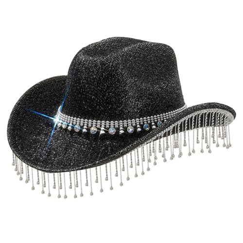 Panamahut mit Schmucksteinen besetzt, schwerer Kristall, Panamahut, Überraschung, Mädchen, Jungen, Braut, für Karneval, Musikfestival, Brauthüte, Damen, Strand, Junggesellinnenabschied, Cowboy Panamahut mit Schmucksteinen besetzt, schwerer Kristall, Panamahut, Überraschung, Mädchen, Jungen, Braut, für Karneval, Musikfestival, Brauthüte, Damen, Strand, Junggesellinnenabschied, Cowboy von CAZSTYK