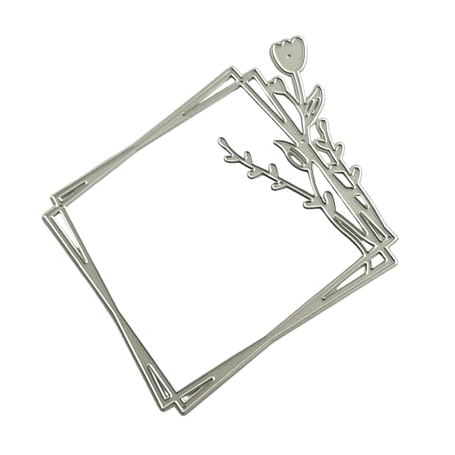 Stanzschablonen für Bilderrahmen, robust, Karbonstahl, Stanzformen für Scrapbooking, Prägepapier, Stanzformen für Kartenherstellung, Mehrzweck-Stanzform von CAZSTYK