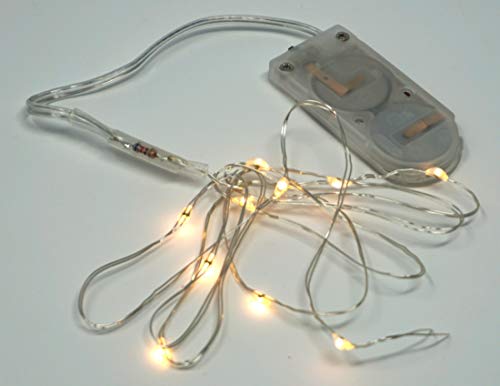 CBK-MS Lichterkette100 cm mit 10 Micro LED warmweiß Batteriebetrieb Ideal als Weihnachtsdekoration und zum dekorieren von Blumen CBK-MS Lichterkette100 cm mit 10 Micro LED warmweiß Batteriebetrieb Ideal als Weihnachtsdekoration und zum dekorieren von Blumen von CBK-MS