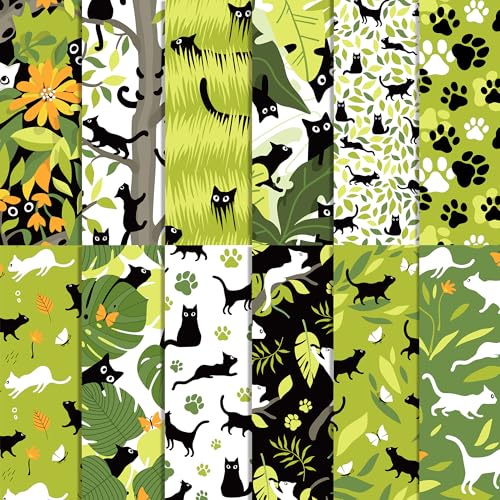 24 Blatt Scrapbook Papier Katze,12-Typen Doppelseitige Dekorpapier Katze Scrapbook Zubehör Craft Papier für Origami Papier Journal Motivpapier DIY Fotoalbum Dekorpapier 30x30cm 24 Blatt Scrapbook Papier Katze,12-Typen Doppelseitige Dekorpapier Katze Scrapbook Zubehör Craft Papier für Origami Papier Journal Motivpapier DIY Fotoalbum Dekorpapier 30x30cm von CC HOME