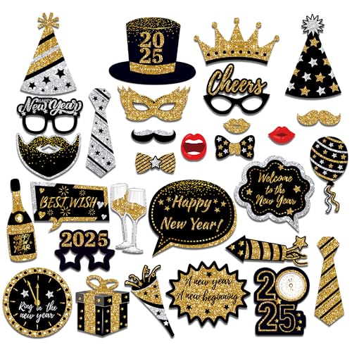 30 Stück Foto Requisiten Neues Jahr Fotobox Accessoires Silvester Foto Requisiten,Party Foto Booth Requisiten Dekoration für Party Zubehör,Geburtstag,Hochzeit,Karneval,Party Dekoration Zubehör 30 Stück Foto Requisiten Neues Jahr Fotobox Accessoires Silvester Foto Requisiten,Party Foto Booth Requisiten Dekoration für Party Zubehör,Geburtstag,Hochzeit,Karneval,Party Dekoration Zubehör von CC HOME