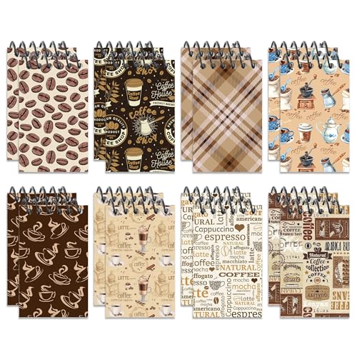 CC HOME 24 Stück Kaffee Mini Notizblöcke Gastgeschenke Kindergeburtstag Mini Notizbuch Spirale Notizblöcke für Kaffee Bar Deko Geburtstag Party Klassenzimmer Belohnung Versorgung Schulnotizen CC HOME 24 Stück Kaffee Mini Notizblöcke Gastgeschenke Kindergeburtstag Mini Notizbuch Spirale Notizblöcke für Kaffee Bar Deko Geburtstag Party Klassenzimmer Belohnung Versorgung Schulnotizen von CC HOME