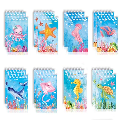 CC HOME 24 Stück Mini Notizblöcke Kinder Ozeantier Meerjungfrau Gastgeschenke Mini Notizbuch Spirale Notizblöcke für Kinder Kleine Skizzenblöcke Unterwasserwelt Geburtstag Party Klassenzimmer CC HOME 24 Stück Mini Notizblöcke Kinder Ozeantier Meerjungfrau Gastgeschenke Mini Notizbuch Spirale Notizblöcke für Kinder Kleine Skizzenblöcke Unterwasserwelt Geburtstag Party Klassenzimmer von CC HOME