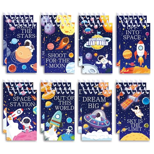 CC HOME 24 Stück Mini Notizblöcke Kinder Weltraum Kindergeburtstag Gastgeschenke Astronaut Mini Notizbuch Spirale Notizblöcke für Kinder Geburtstag Party Klassenzimmer Belohnung Versorgung CC HOME 24 Stück Mini Notizblöcke Kinder Weltraum Kindergeburtstag Gastgeschenke Astronaut Mini Notizbuch Spirale Notizblöcke für Kinder Geburtstag Party Klassenzimmer Belohnung Versorgung von CC HOME