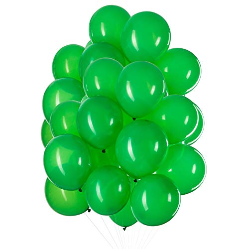 12 Zoll Luftballons Grün,Helium Latex Ballon für Partys Deko,50 Stück von CC Wonderland Zone