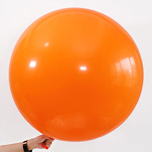 36 Zoll Riesen Luftballons Orange,Großer Latex Helium Ballons für Partys Deko,6 Stück von CC Wonderland Zone
