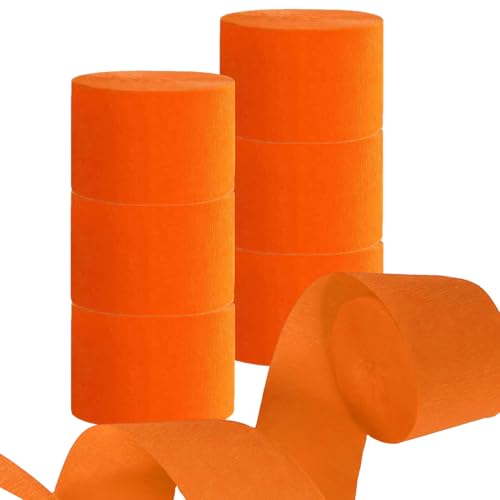 CC wonderland zone 12 Rolls Orange Kreppbänder,Krepppapier Luftschlangen Feier Dekoration,jeweils 4.5CMx25M CC wonderland zone 12 Rolls Orange Kreppbänder,Krepppapier Luftschlangen Feier Dekoration,jeweils 4.5CMx25M von CC wonderland zone