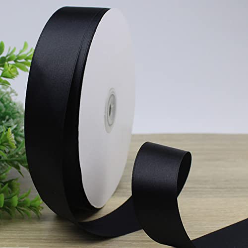 CC wonderland zone Satinband Schwarzer 91m x 25mm Dekoration Geschenkband,Schleifenband Dekoband Stoffband für Hochzeit CC wonderland zone Satinband Schwarzer 91m x 25mm Dekoration Geschenkband,Schleifenband Dekoband Stoffband für Hochzeit von CC wonderland zone