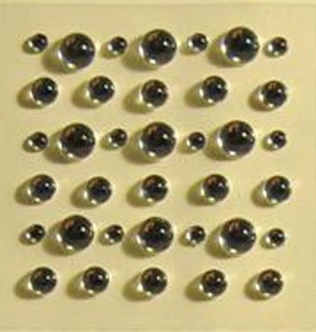 C2112 IR-Schmucksteine, glitzernd, rund, schillernd von CC