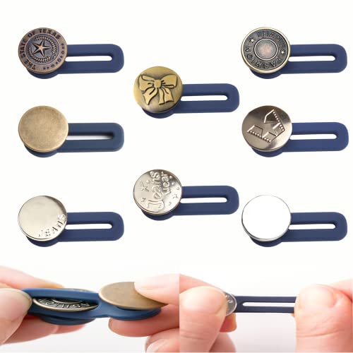 8 Stück Hosenbunderweiterung Knopf, Hosenknopf Erweiterung, Taille Extender Elastischen Knopf, Jeans Einziehbare Knöpfe, Bund Expander Set für Jeans Röcke Hosen Herren Damen 8 Stück Hosenbunderweiterung Knopf, Hosenknopf Erweiterung, Taille Extender Elastischen Knopf, Jeans Einziehbare Knöpfe, Bund Expander Set für Jeans Röcke Hosen Herren Damen von CCLKHY