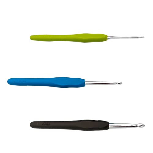 Häkelnadel Set, 3 Stück Multicolor Aluminium Stricknadeln, Tunesische Häkelnadel, für Anfänger Oder Profis Häkelnadel Set, 3 Stück Multicolor Aluminium Stricknadeln, Tunesische Häkelnadel, für Anfänger Oder Profis von CCLKHY