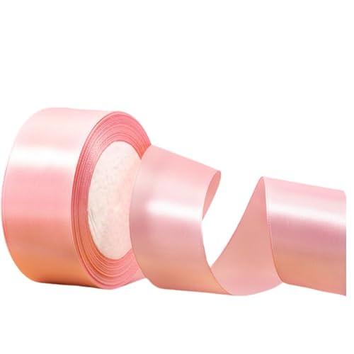22 Meter Satinband 40mm Schleifenband Dekoband Stoffband Geschenkband Geschenkverpackung Party Geburtstag Band (Rosa) von CCUUHJ