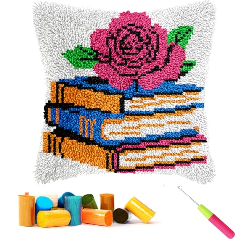 CCWORAN Knüpfkissen-Set für Erwachsene, Anfänger, Kinder, Kissenbezug, Häkeln, Bastelsets, vorgedruckte Leinwand, Wolle, Garn, Hobbys, DIY, Sofa, Heimdekoration, Frauengeschenk CCWORAN Knüpfkissen-Set für Erwachsene, Anfänger, Kinder, Kissenbezug, Häkeln, Bastelsets, vorgedruckte Leinwand, Wolle, Garn, Hobbys, DIY, Sofa, Heimdekoration, Frauengeschenk von CCWORAN