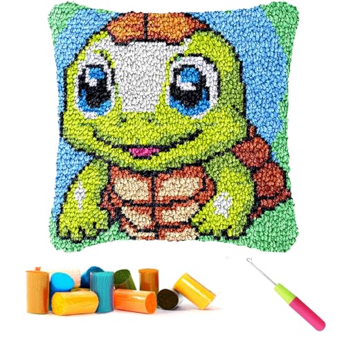 CCWORAN Knüpfkissen-Set für Erwachsene, Anfänger, Kinder, Tier-Kissenbezüge, Häkel-Bastelsets, vorgedruckte Leinwand, Wolle, Garn, Hobbys, DIY, Sofa, Heimdekoration, Frauengeschenk 3 CCWORAN Knüpfkissen-Set für Erwachsene, Anfänger, Kinder, Tier-Kissenbezüge, Häkel-Bastelsets, vorgedruckte Leinwand, Wolle, Garn, Hobbys, DIY, Sofa, Heimdekoration, Frauengeschenk 3 von CCWORAN