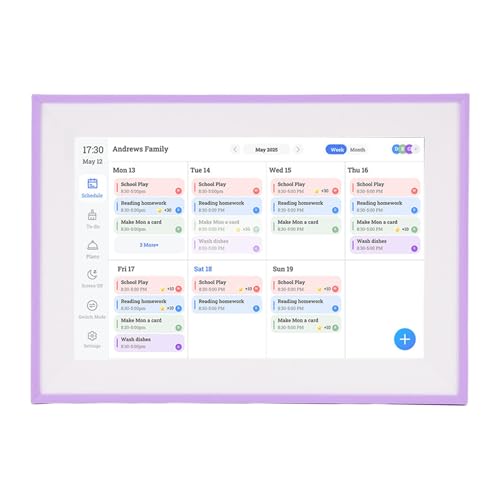 CCYLEZ 10.1 Zoll Smart Digital Calendar, Elektronischer Kalender HD LCD -Touchscreen mit WiFi Sync Family Planer CHORE -Diagramm -Speiseplaner für Zuhause und Büro CCYLEZ 10.1 Zoll Smart Digital Calendar, Elektronischer Kalender HD LCD -Touchscreen mit WiFi Sync Family Planer CHORE -Diagramm -Speiseplaner für Zuhause und Büro von CCYLEZ