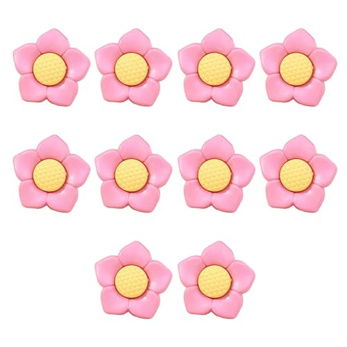10 Stücke Kunststoff Knöpfe Knöpfe Kinder,kinderknöpfe Babyknöpfe Abnehmbarer Kleidungsknöpfe Für Mädchen Und Jungen-Rosa-19mm von CCYXFB