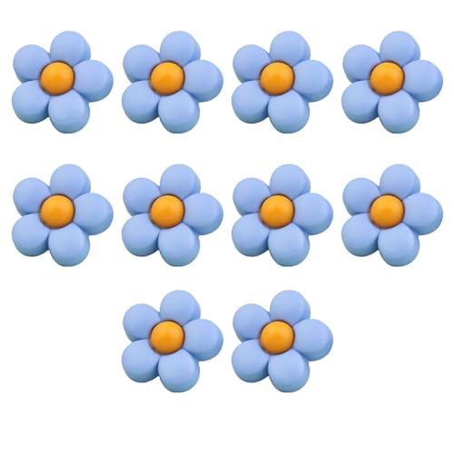10 Stücke Kunststoff Knöpfe Knöpfe Kinder,kinderknöpfe Babyknöpfe Blumenknöpfe Für Mädchen Und Jungen-blau+gelb-18mm 10 Stücke Kunststoff Knöpfe Knöpfe Kinder,kinderknöpfe Babyknöpfe Blumenknöpfe Für Mädchen Und Jungen-blau+gelb-18mm von CCYXFB