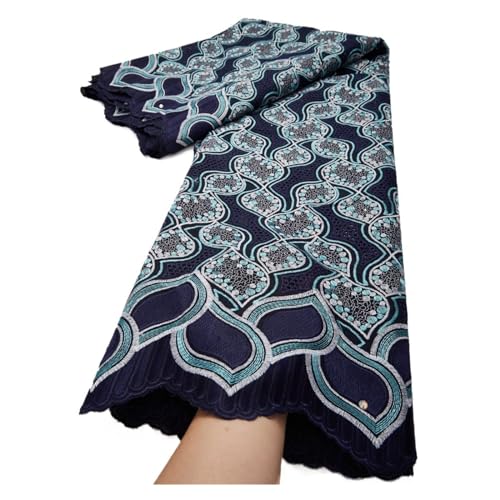 2,5 Yards Schweizer Voilespitze In Der Schweiz Afrikanischer Trockenspitzenstoff Stickerei Baumwollspitzenstoff For Nähen Von Partykleidung(TY127-06) von CCZRD